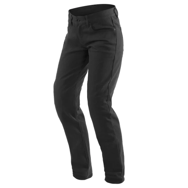 Jean de Moto Casual Slim Femme