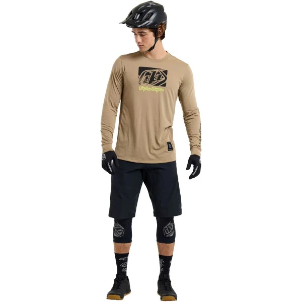 Maillot de Vélo Skyline Ride Scrubbed Manches Longues - Image 3