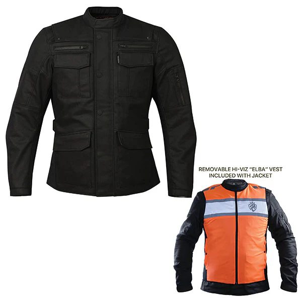 Manteau de Moto Imperméable Penn Waxed