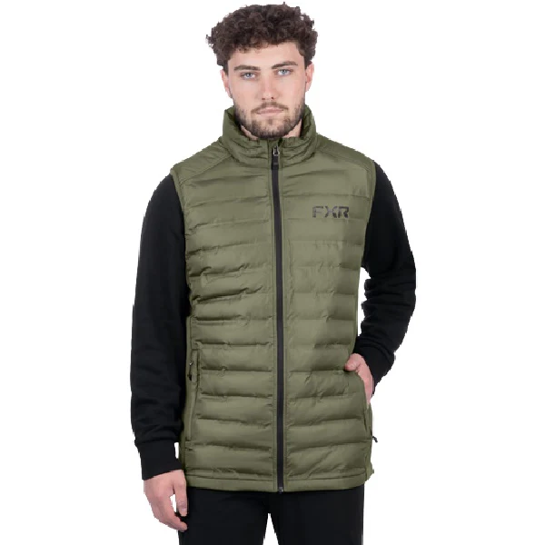 Manteau Matelassé Hybride Podium Sans Manche - Image 7