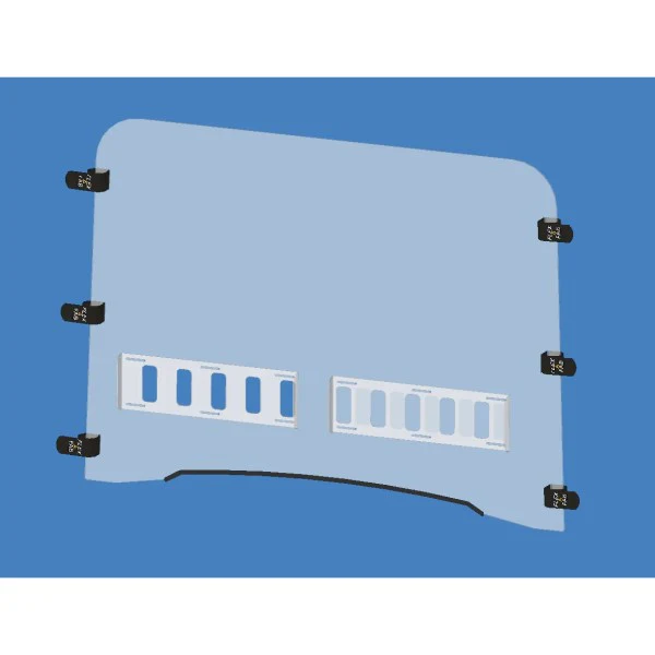 Pare-Brise Complet Kawasaki Mule 3000 2001-08 - Image 2