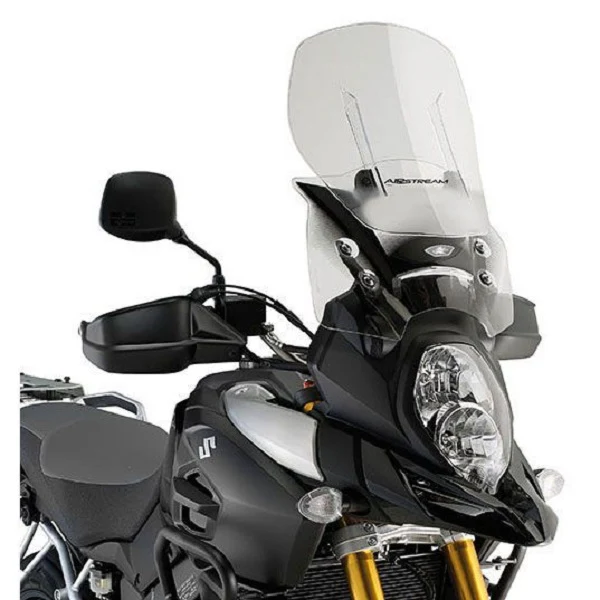 Pare-Brise Coulissant Airstream Clair pour Moto Suzuki DL1000 V-Strom 14-18