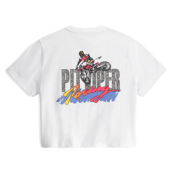 T-Shirt Racing Crop Femme - Image 2