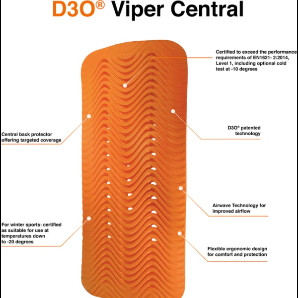 Protection Dorsale de Moto D3O Viper Niveau 1 - Image 3