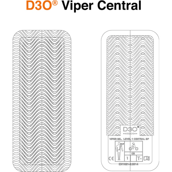 Protection Dorsale de Moto D3O Viper Niveau 1 - Image 4