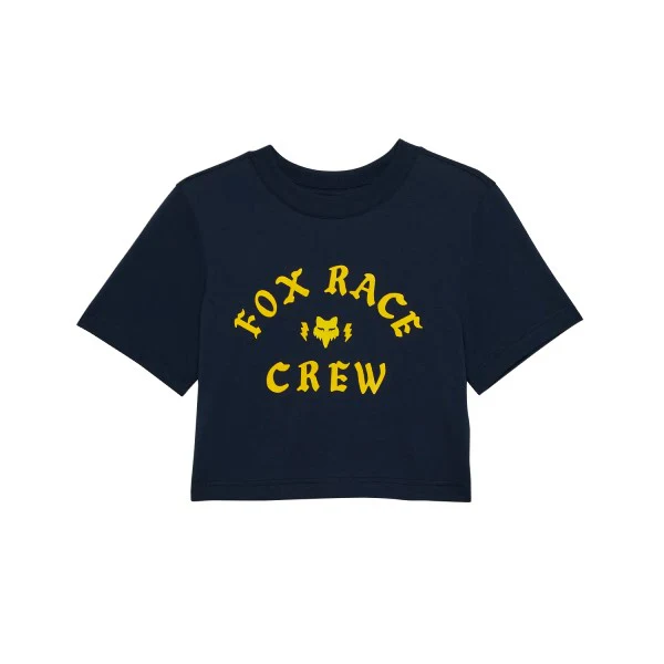 T-shirt Race Crew Cropped Femme
